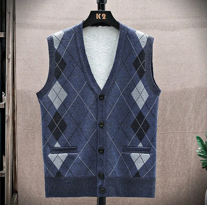 LD Casual mouwloze trui met V-hals