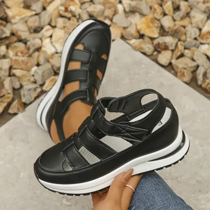 LD | sandalen met gesloten teen