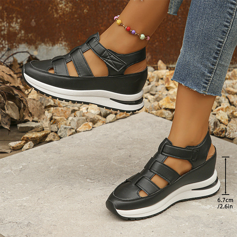 LD | sandalen met gesloten teen