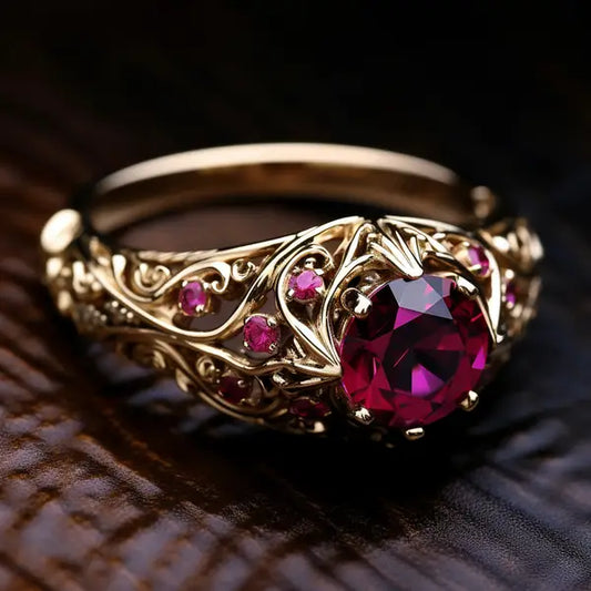 Aurora Dawnfire Ring