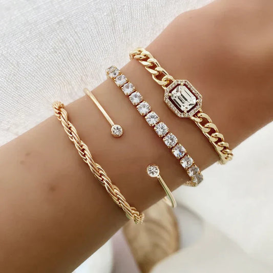 Domitia Calvina Gold Bracelet Set